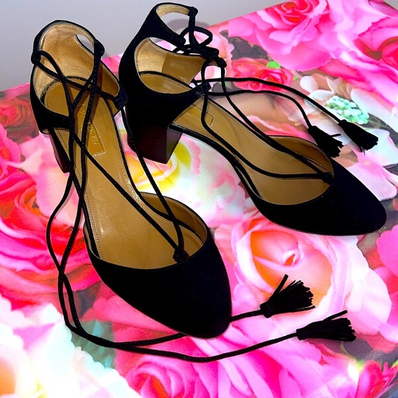 AQUAZZURA FIRENZE, Made in Italy SUEDE SHOES.
Includes box 🎀 - Picture 2 of 12